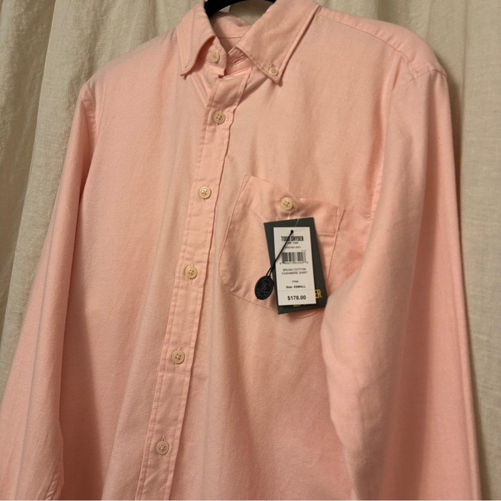 Todd Snyder Pink Flannel Shirt